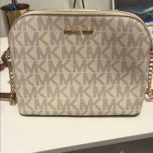 Michael Kors Cream Crossbody Bag